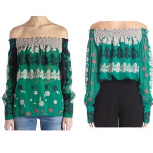 Yigal Azrouël Resort Daisy Fil Coupé Top